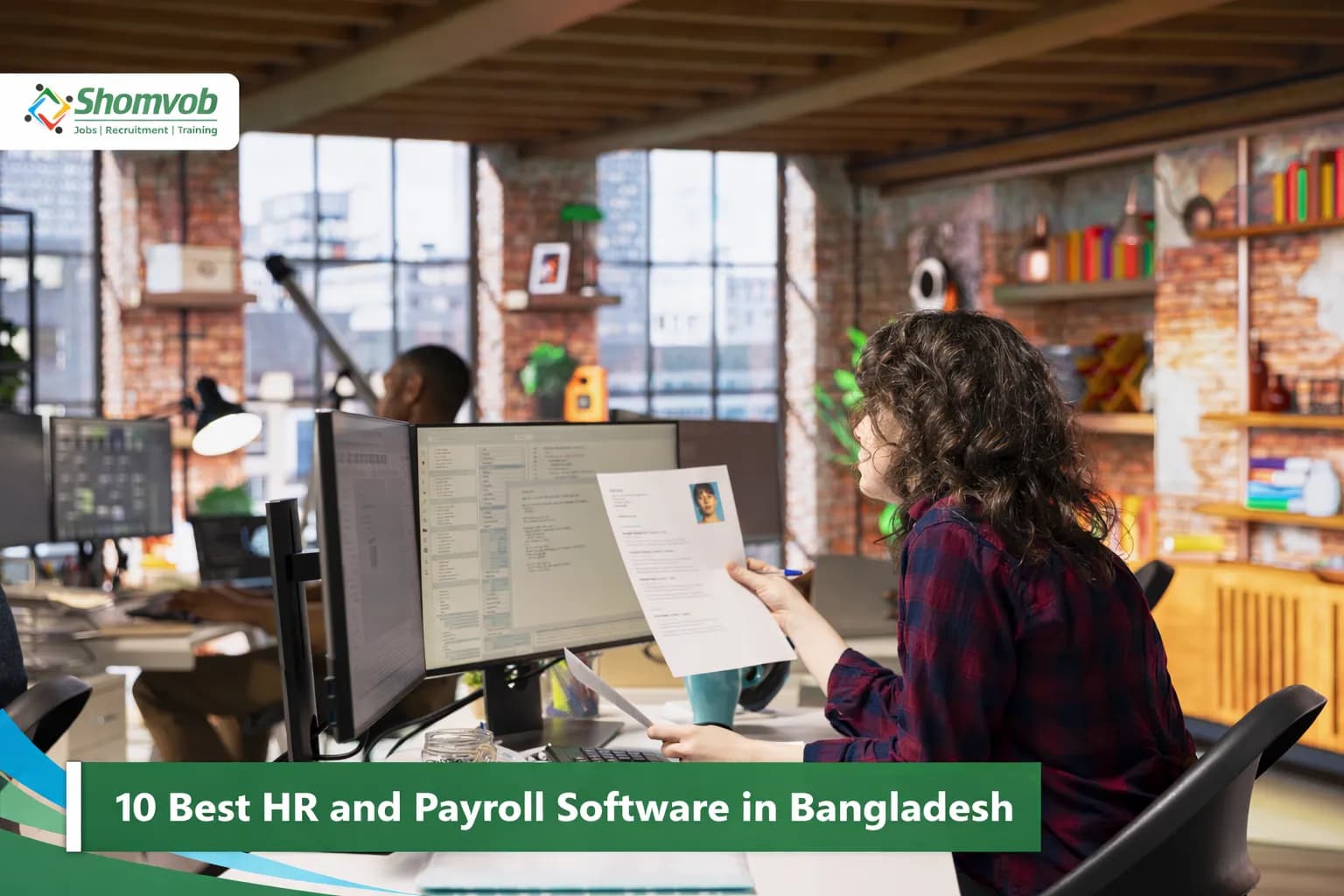A professional workspace displaying a comparison of the top-rated HRIS and payroll management systems available in the Bangladesh market for 2026