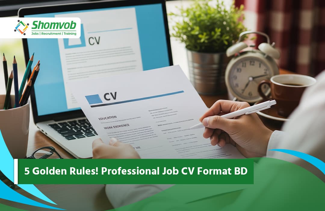 5 Golden Rules! Professional Job CV Format BD
